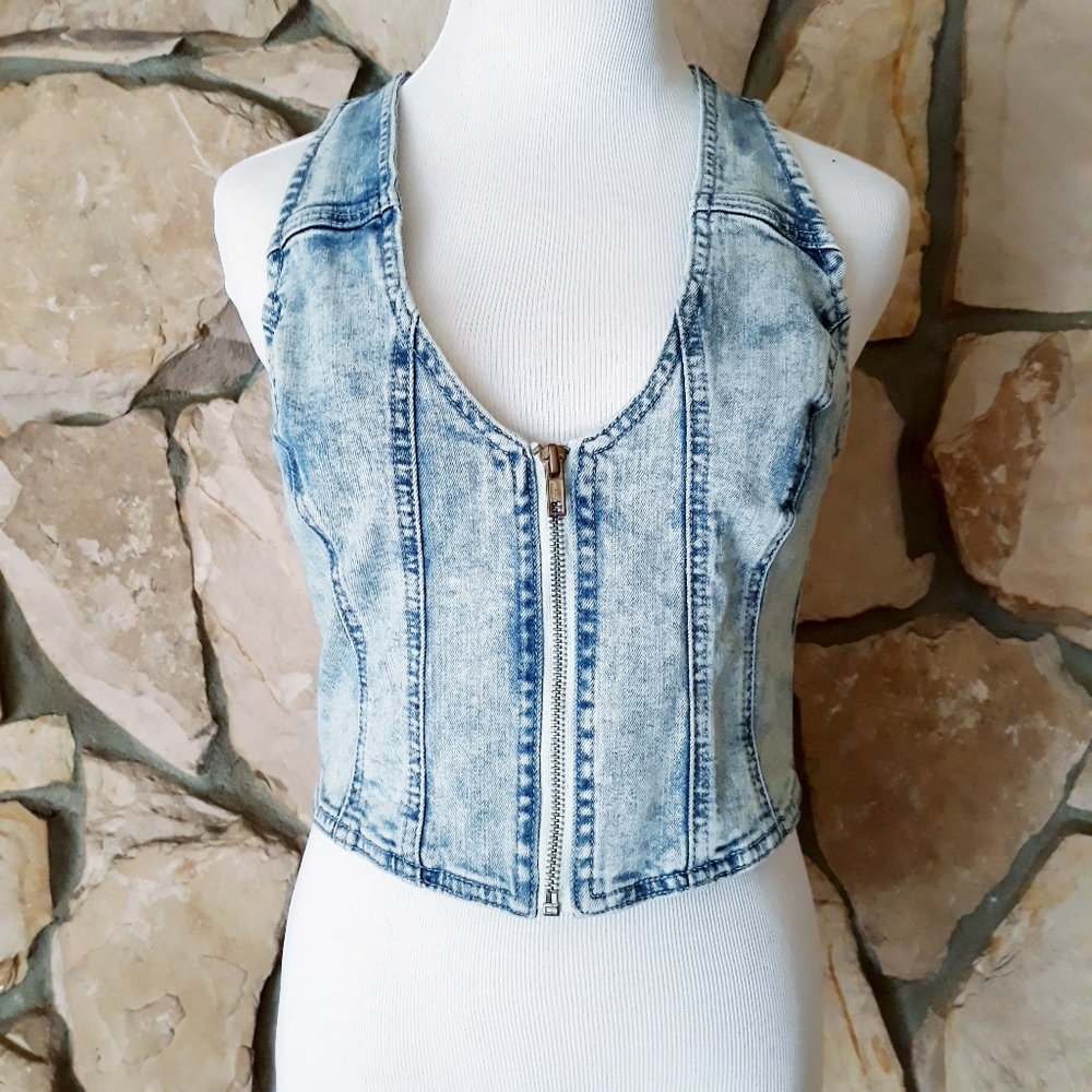 G by Guess Denim Vest